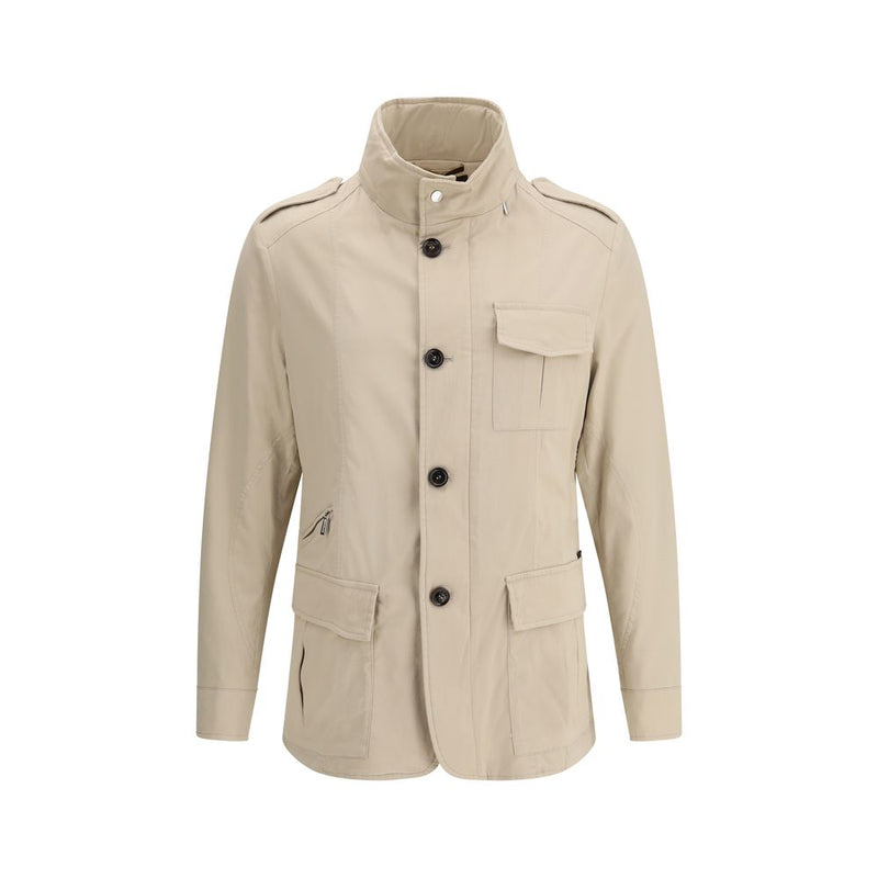 MooRER Beige Cotton Coat
