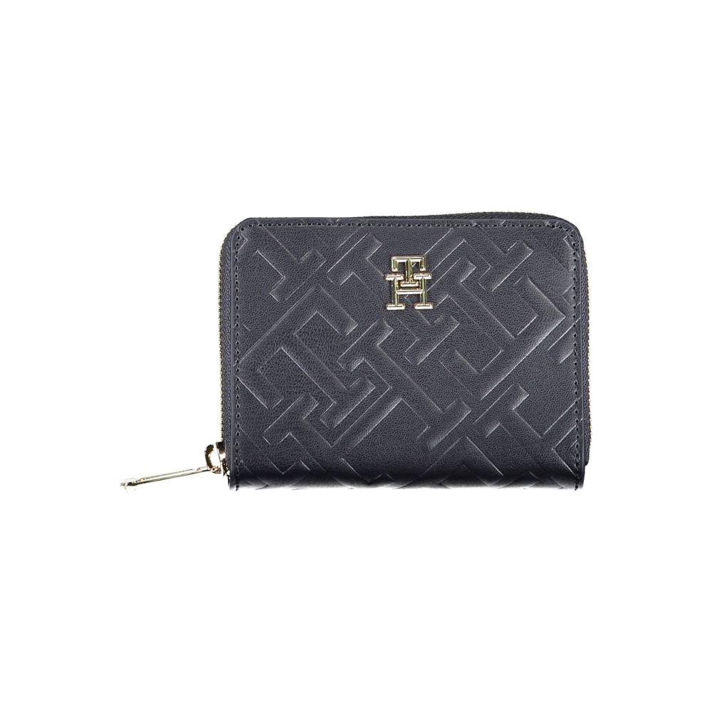 Tommy Hilfiger Blue Polyurethane Women Wallet - ClickThatClicks 