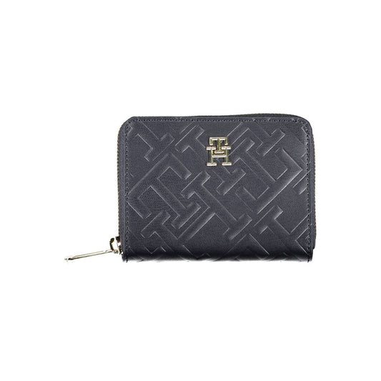 Tommy Hilfiger Blue Polyurethane Women Wallet - ClickThatClicks 