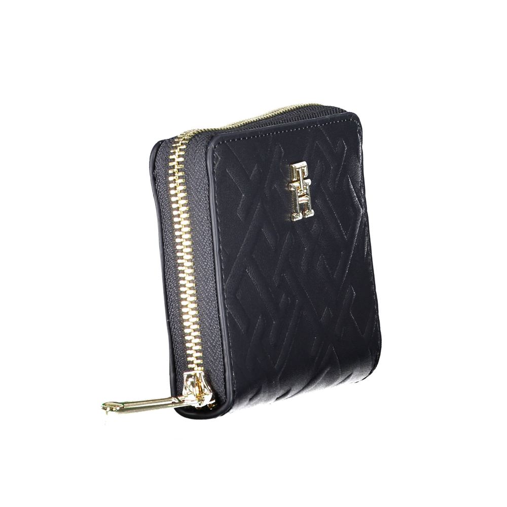 Tommy Hilfiger Blue Polyurethane Women Wallet - ClickThatClicks 