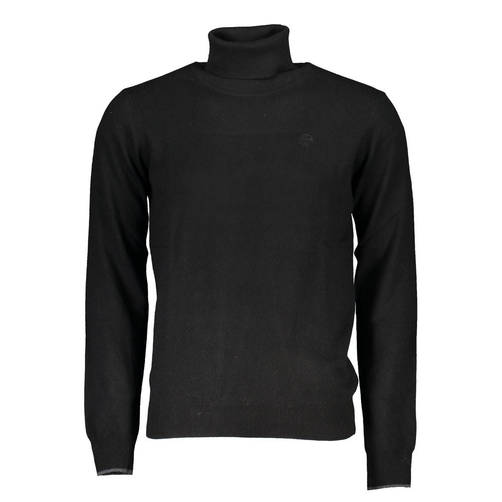 North Sails Black Poliammide Men Sweater - ClickThatClicks 