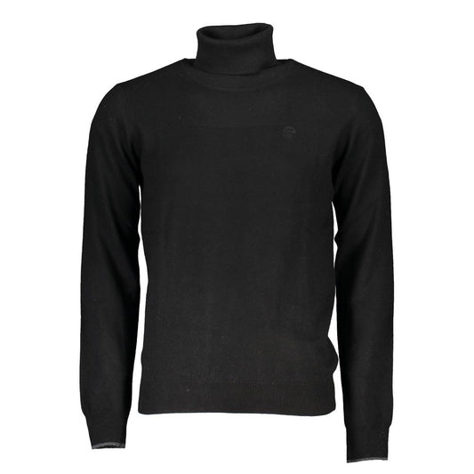 North Sails Black Poliammide Men Sweater - ClickThatClicks 