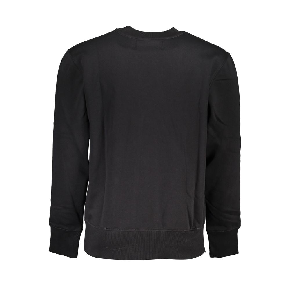 Calvin Klein Black Cotton Men's Sweatshirt - ClickThatClicks 