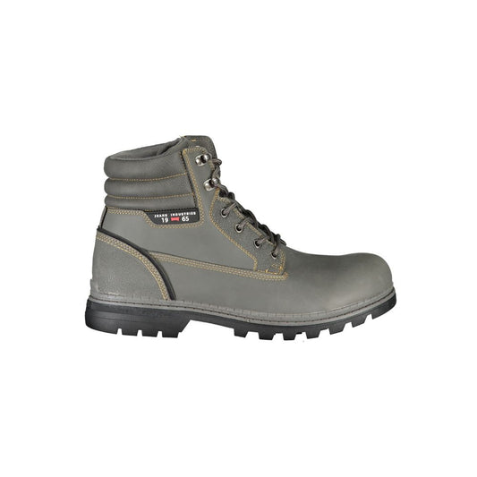 Carrera Grigio Poliuretano Men Ankle Boot - ClickThatClicks 