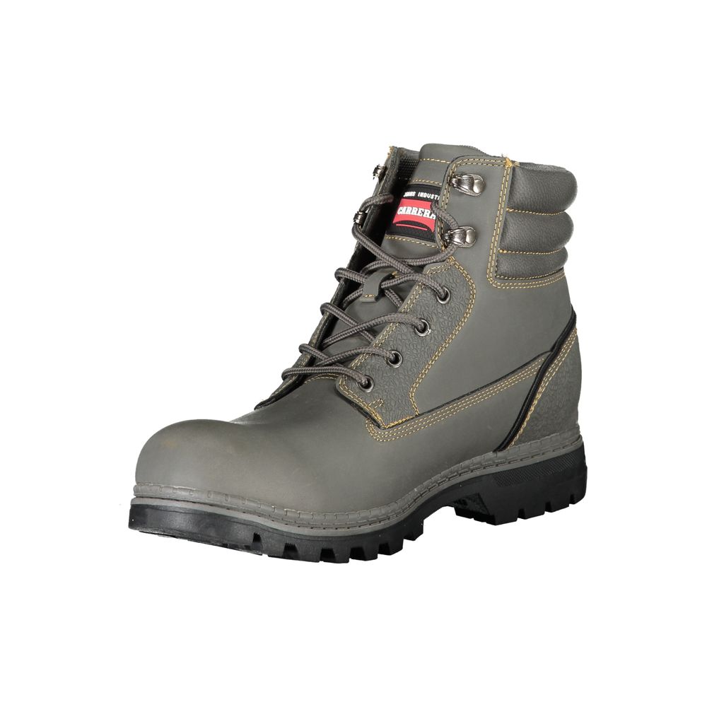 Carrera Grigio Poliuretano Men Ankle Boot - ClickThatClicks 