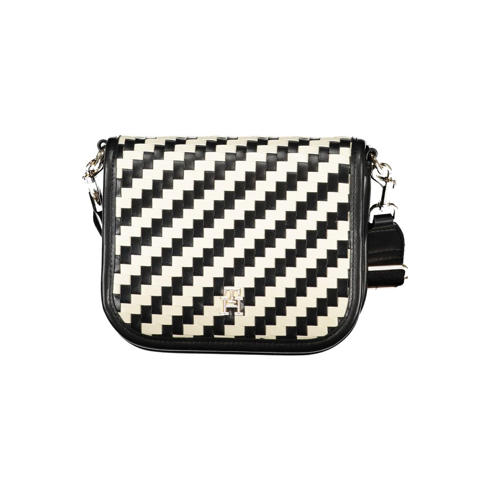Tommy Hilfiger Black Polyurethane Women Handbag - ClickThatClicks 