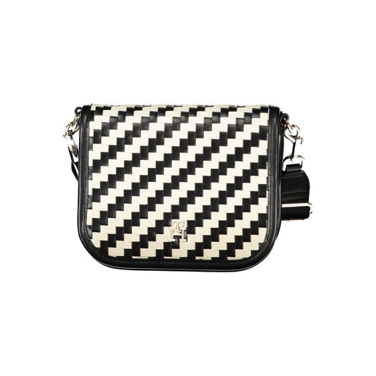 Tommy Hilfiger Black Polyurethane Women Handbag - ClickThatClicks 