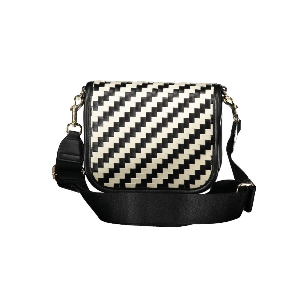 Tommy Hilfiger Black Polyurethane Women Handbag - ClickThatClicks 