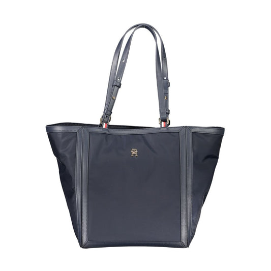 Tommy Hilfiger Blue Polyester Women Handbag - ClickThatClicks 
