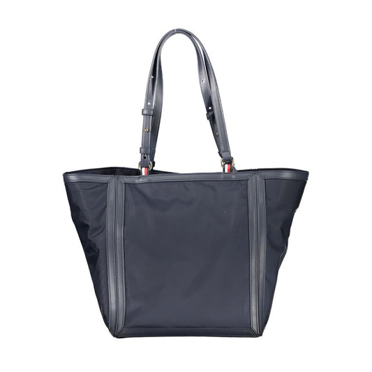 Tommy Hilfiger Blue Polyester Women Handbag - ClickThatClicks 