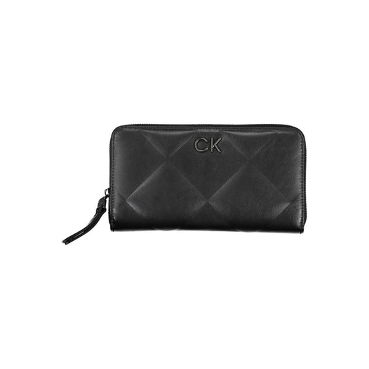Calvin Klein Black Polyester Women Wallet - ClickThatClicks 