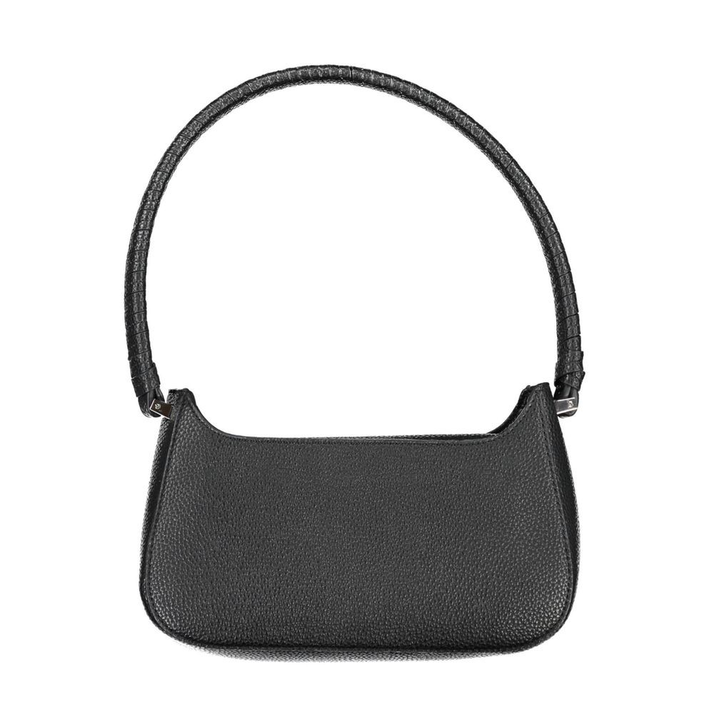 Tommy Hilfiger Black Polyurethane Women Handbag - ClickThatClicks 