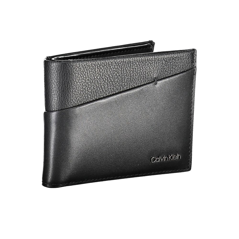 Calvin Klein Nero Leather Mens Wallet - ClickThatClicks 