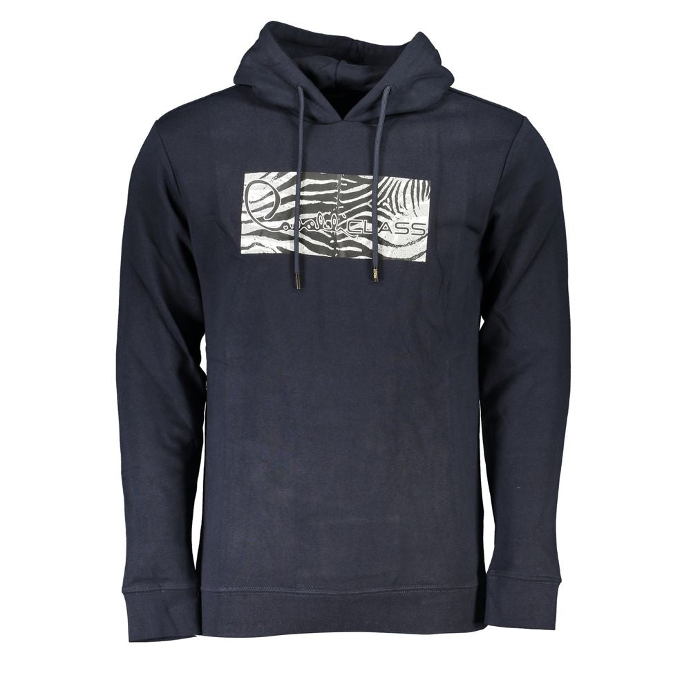Cavalli Class Blue Cotton Men's Sweatshirt - ClickThatClicks 