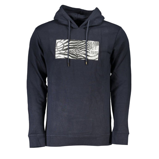 Cavalli Class Blue Cotton Men's Sweatshirt - ClickThatClicks 