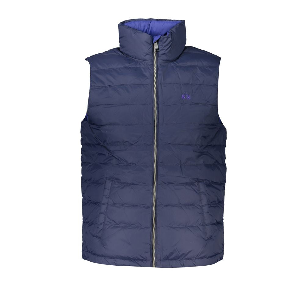 La Martina Blu Poliammide Men Vest - ClickThatClicks 