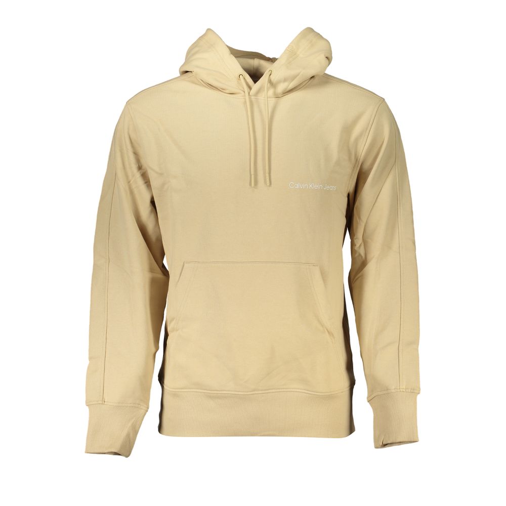 Calvin Klein Beige Cotton Men Sweater - ClickThatClicks 