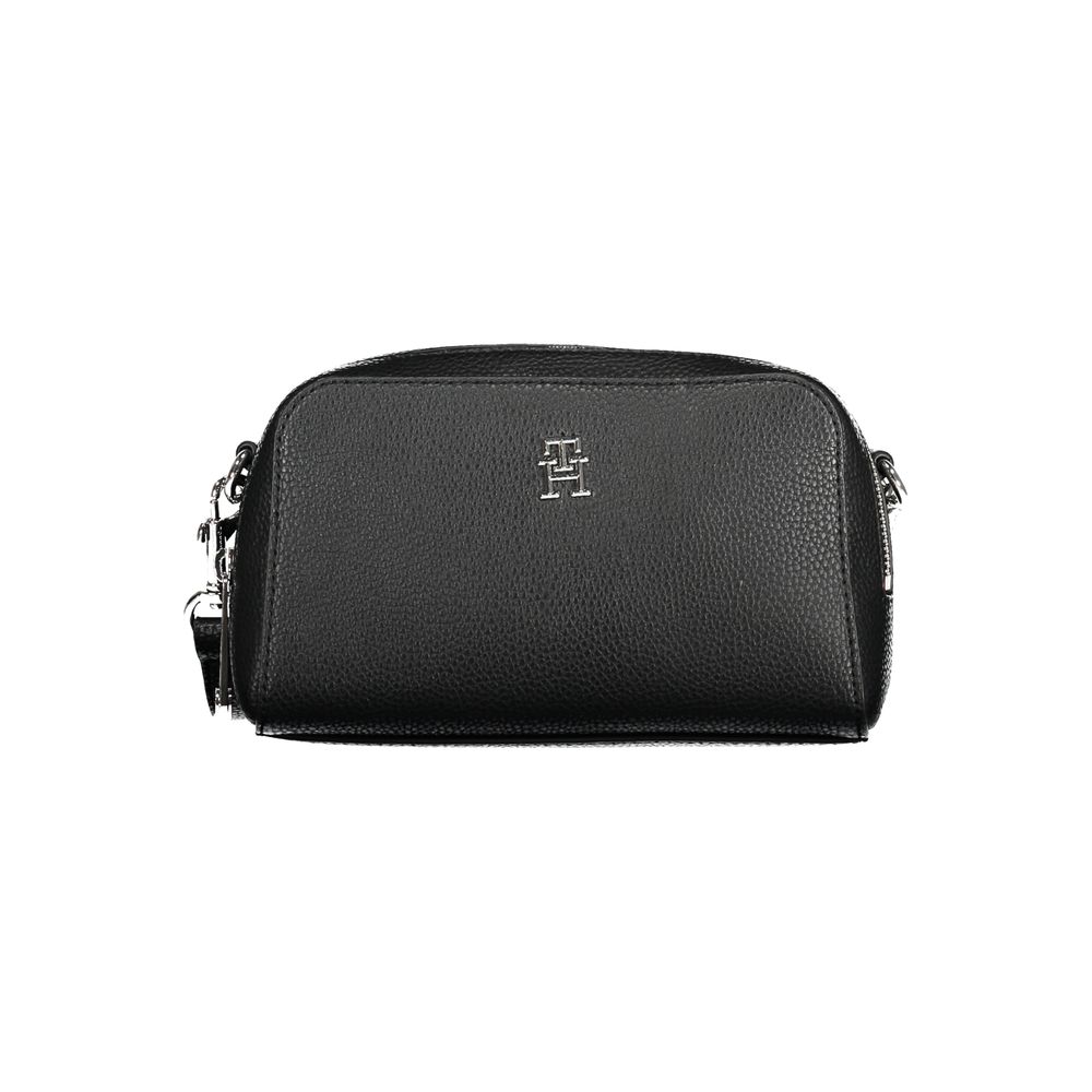 Tommy Hilfiger Nero Poliuretano Woman Shoulder Bag - ClickThatClicks 
