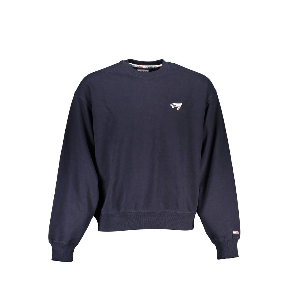 Tommy Hilfiger Blue Cotton Men Sweatshirt - ClickThatClicks 