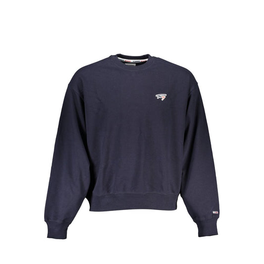 Tommy Hilfiger Blue Cotton Men Sweatshirt - ClickThatClicks 