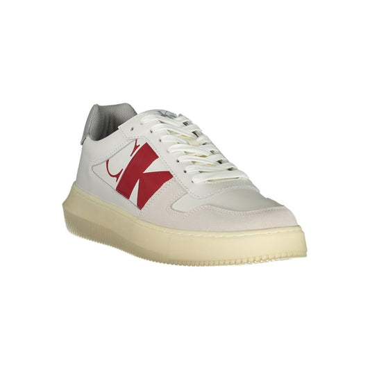 Calvin Klein Bianco Leather Men Sneaker - ClickThatClicks 