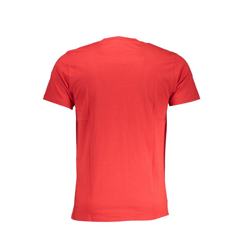 Cavalli Class Rosso Cotton Mens T-Shirt - ClickThatClicks 