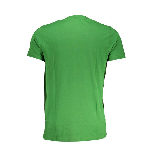 Cavalli Class Verde Cotton Men T-Shirt - ClickThatClicks 