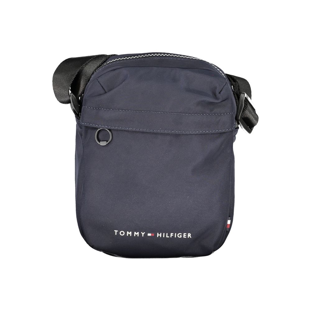 Tommy Hilfiger Blue Recycled Polyester Men Shoulder Bag - ClickThatClicks 