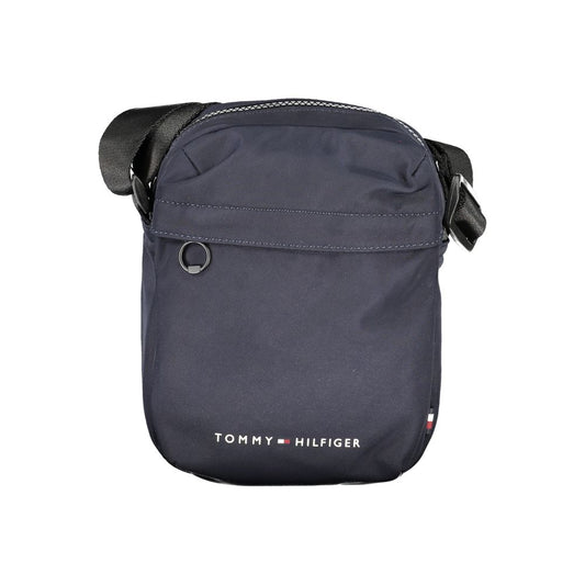 Tommy Hilfiger Blue Recycled Polyester Men Shoulder Bag - ClickThatClicks 