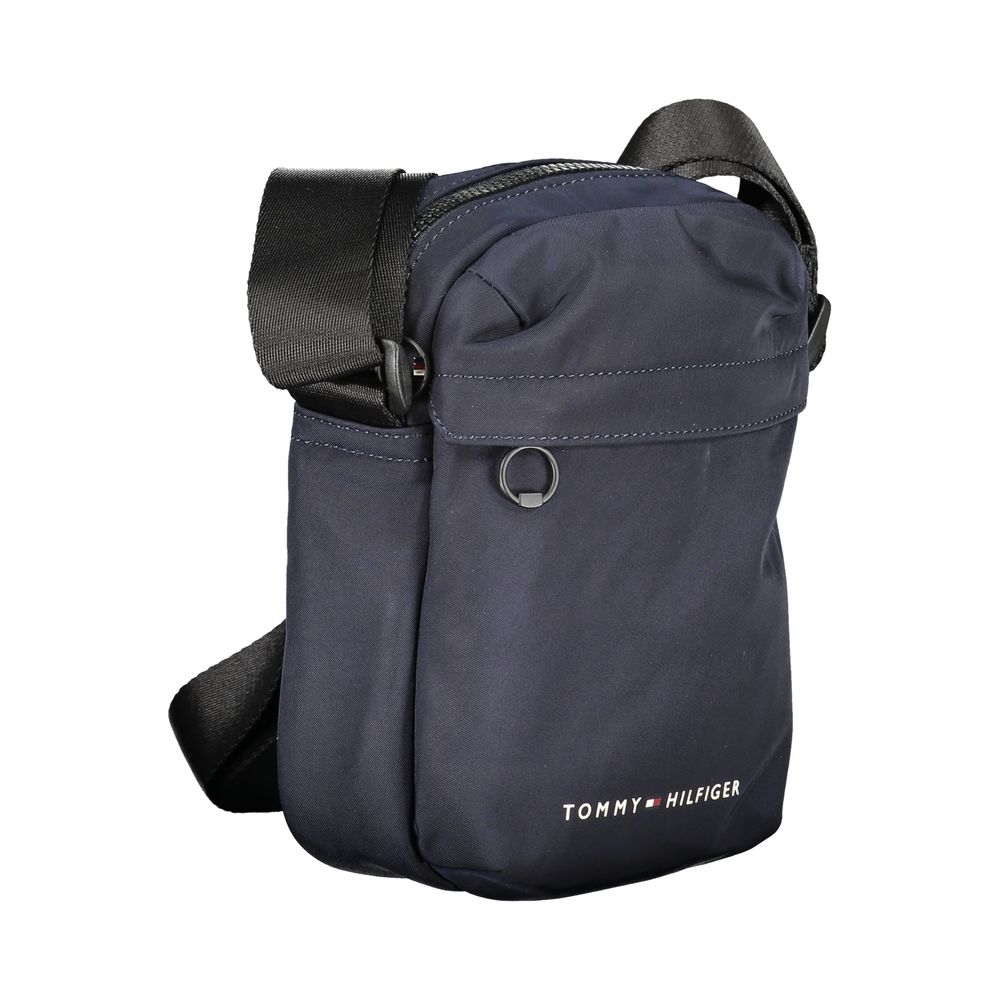 Tommy Hilfiger Blue Recycled Polyester Men Shoulder Bag - ClickThatClicks 