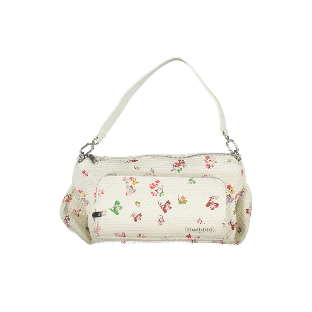 Desigual White Polyurethane Women Handbag - ClickThatClicks 