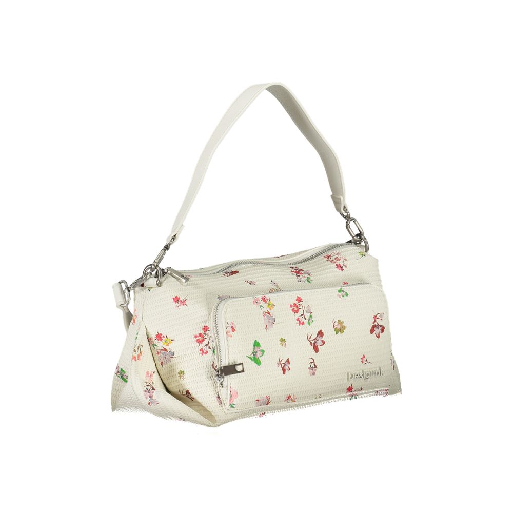 Desigual White Polyurethane Women Handbag - ClickThatClicks 