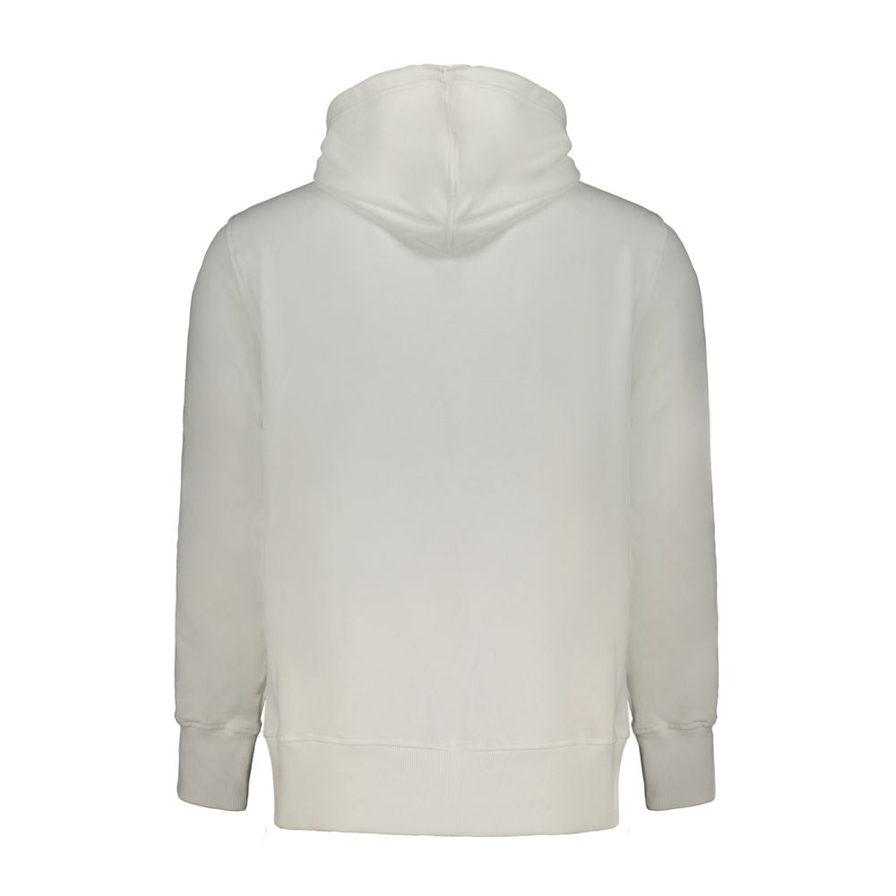 Calvin Klein White Cotton Men's Hooded Sweatshirt - ClickThatClicks 