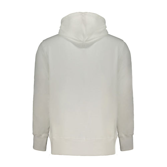 Calvin Klein White Cotton Men's Hooded Sweatshirt - ClickThatClicks 