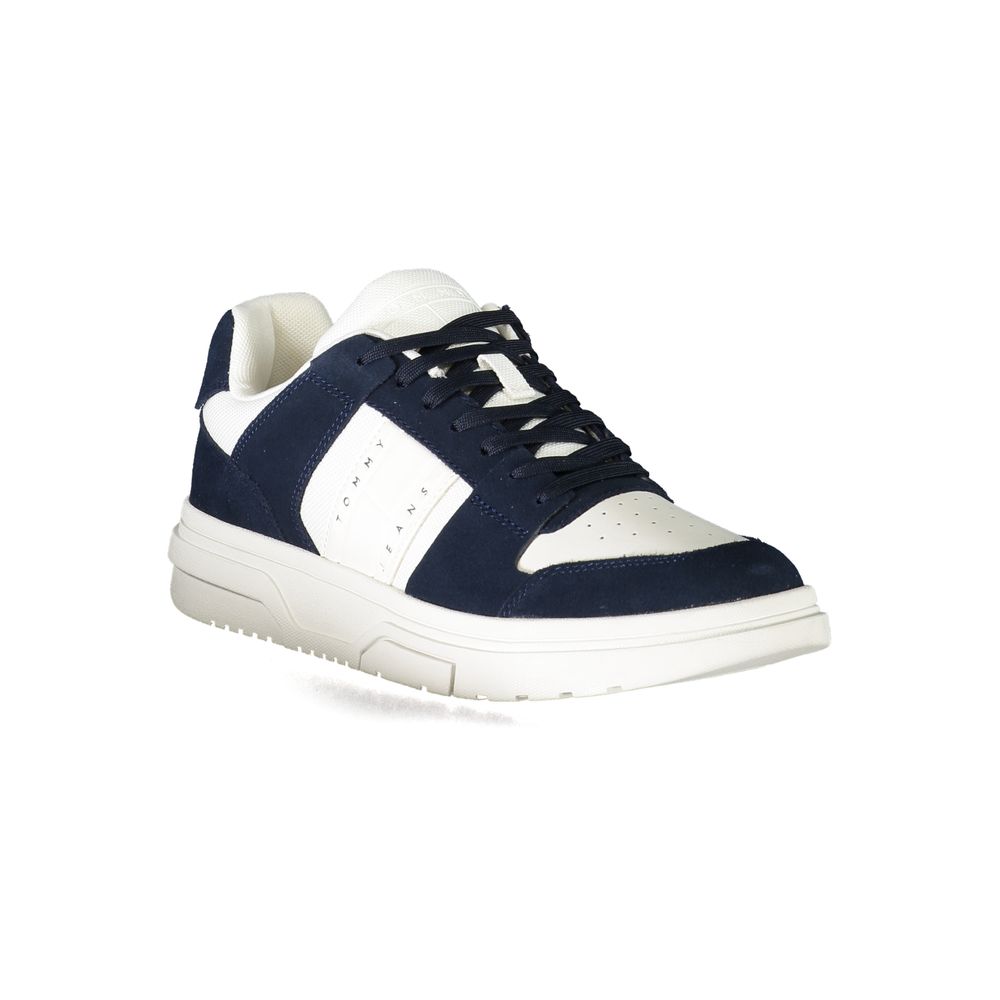 Tommy Hilfiger Blue Polyurethane Men Sneaker - ClickThatClicks 