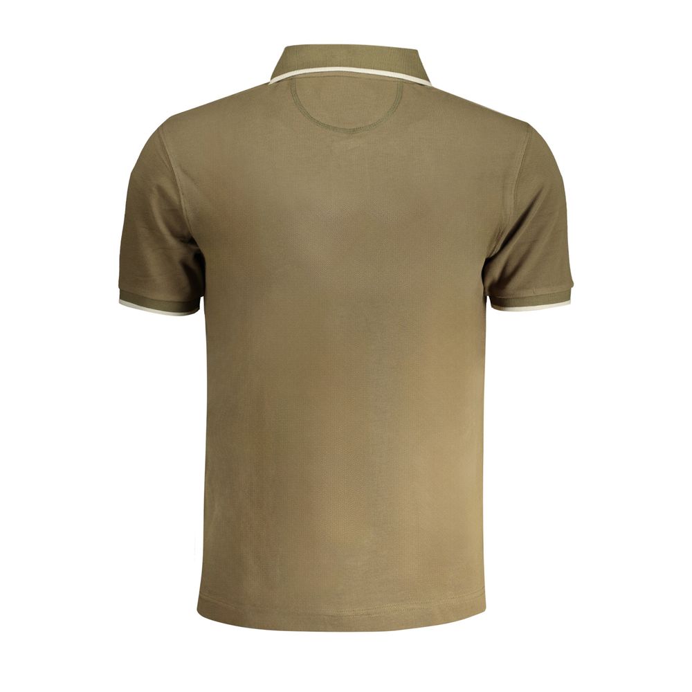 La Martina Verde Cotton Men Polo Shirt - ClickThatClicks 
