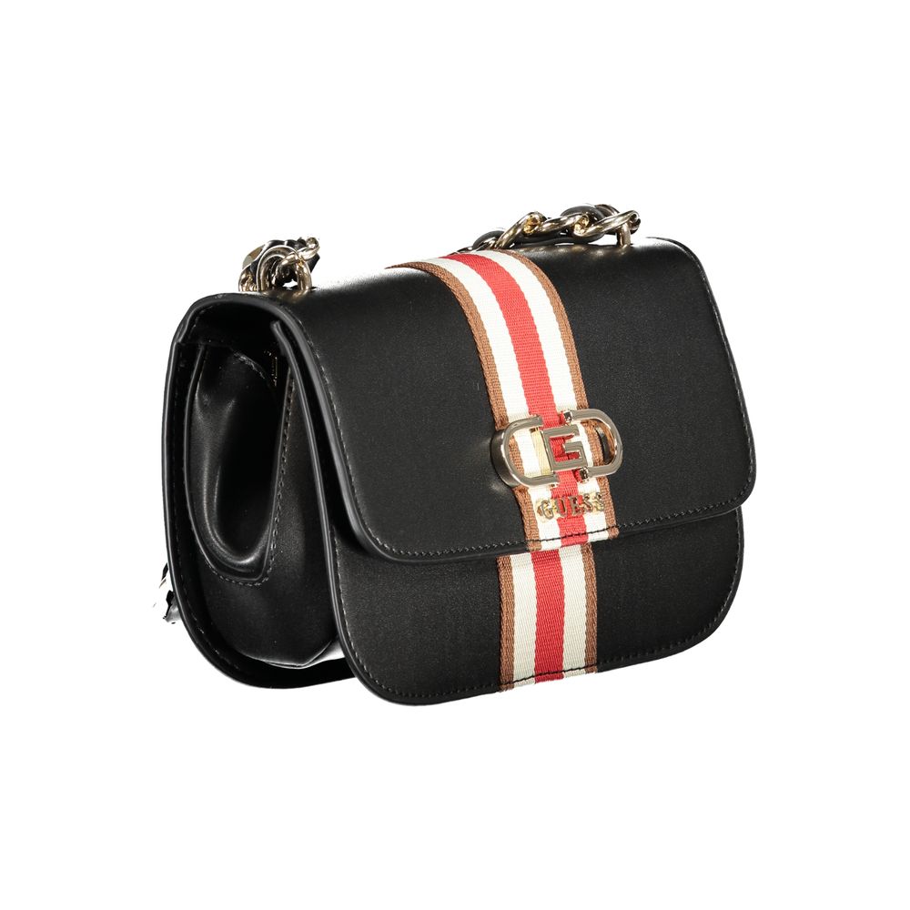 Guess Jeans Nero Poliuretano Women Handbag - ClickThatClicks 