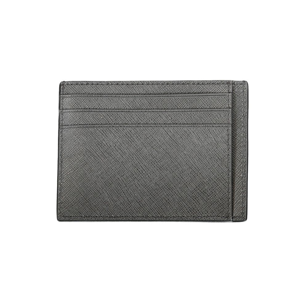 Calvin Klein Black Leather Mens Wallet Holder - ClickThatClicks 