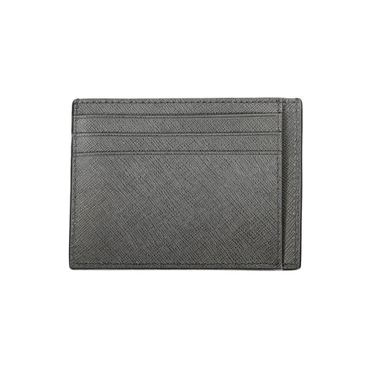 Calvin Klein Black Leather Mens Wallet Holder - ClickThatClicks 