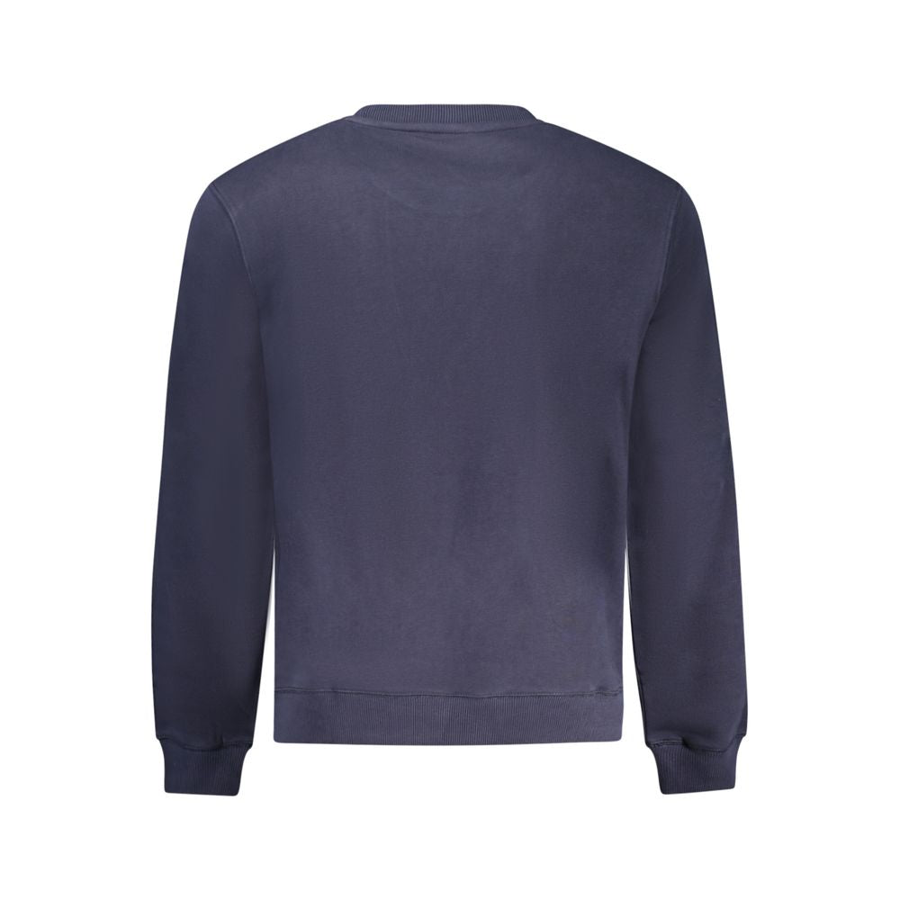 Napapijri Blue Cotton Men Sweatshirt - ClickThatClicks 