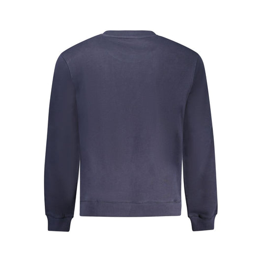 Napapijri Blue Cotton Men Sweatshirt - ClickThatClicks 