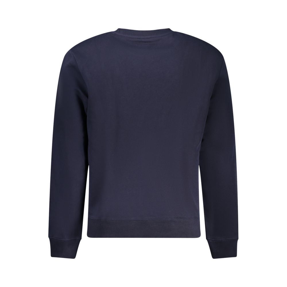 Napapijri Blue Cotton Men's Sweatshirt - ClickThatClicks 