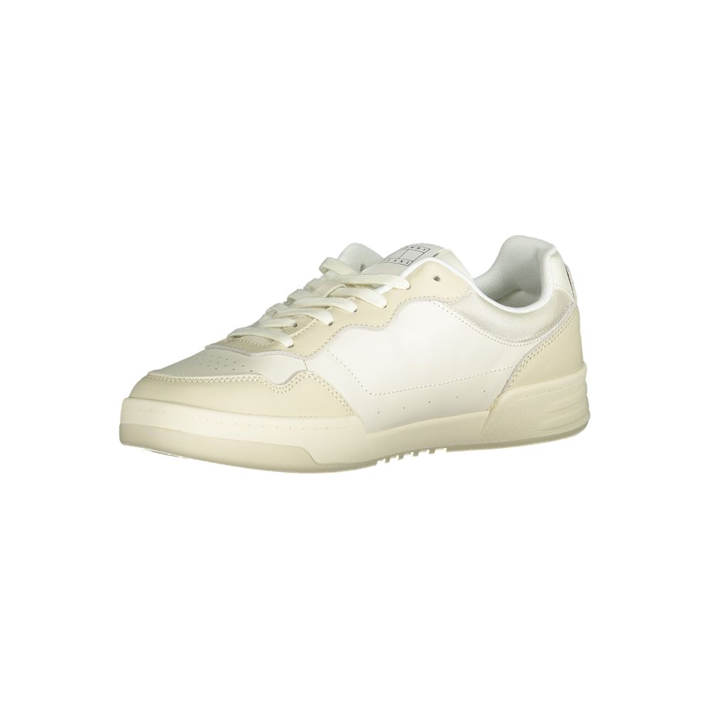 Tommy Hilfiger Beige Polyethylene Men Sneaker - ClickThatClicks 