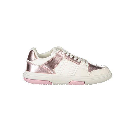 Tommy Hilfiger Bianco Poliuretano Women Sneaker - ClickThatClicks 