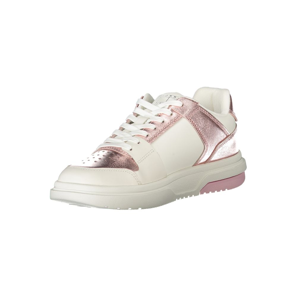 Tommy Hilfiger Bianco Poliuretano Women Sneaker - ClickThatClicks 