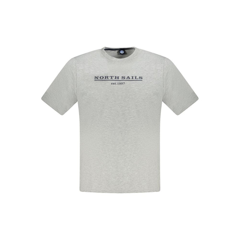 North Sails Brown Cotton Men T-Shirt