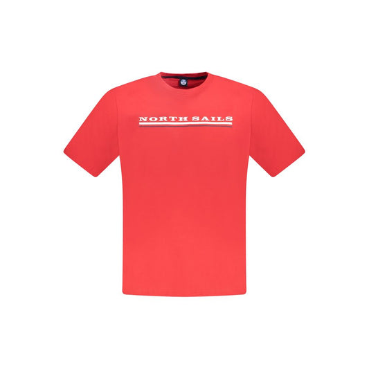 North Sails Rosso Cotton Men T-Shirt - ClickThatClicks 