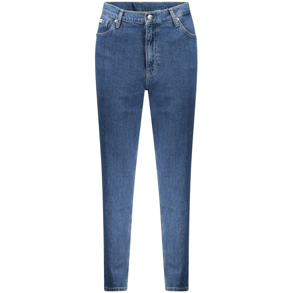 Calvin Klein Blu Cotton Women's Jean - ClickThatClicks 