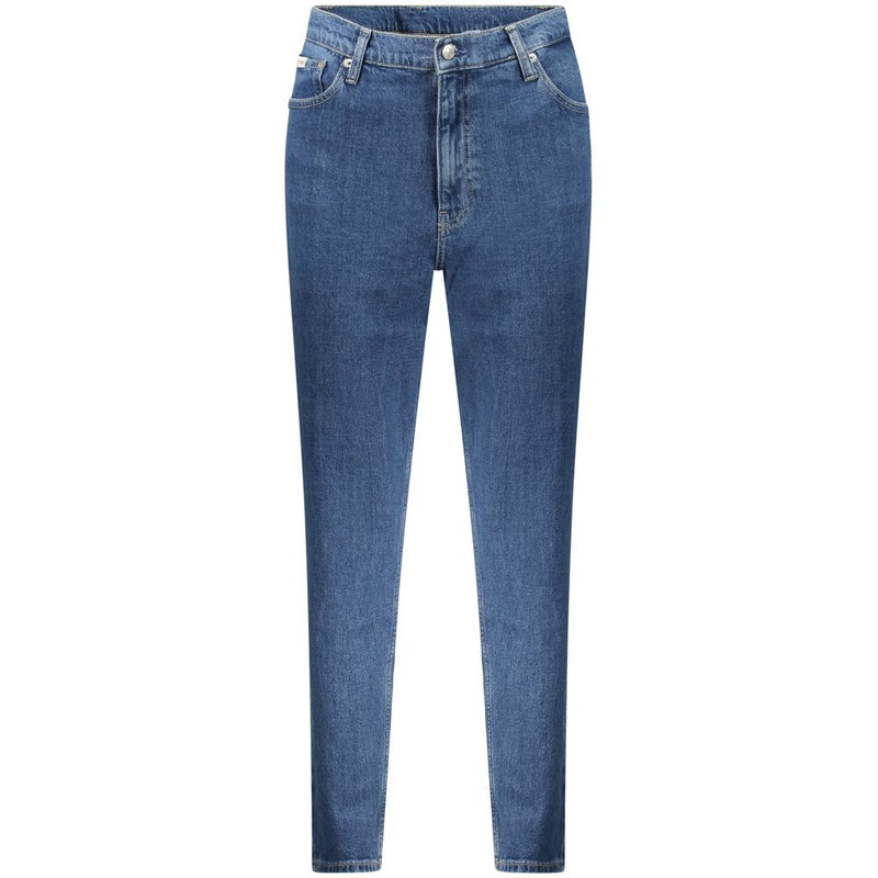 Calvin Klein Blue Cotton Women Jeans