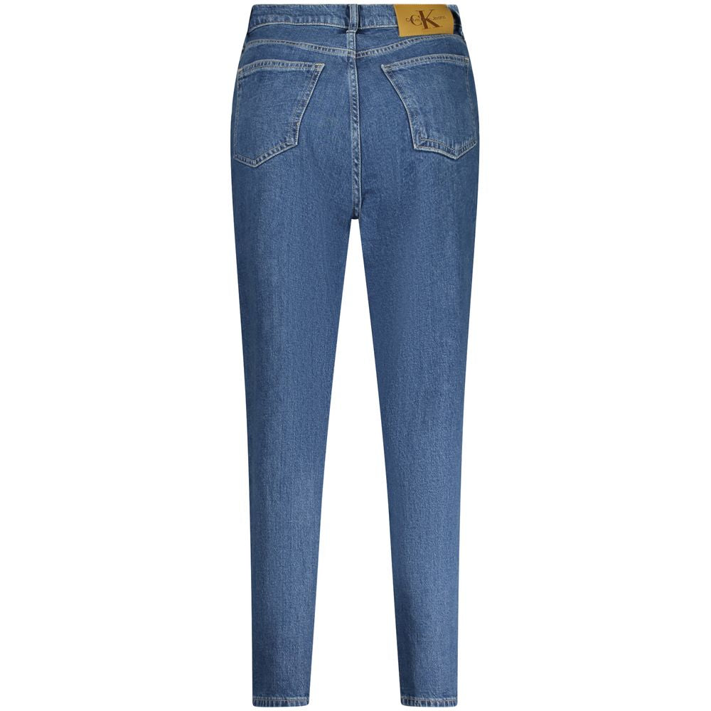 Calvin Klein Blu Cotton Women's Jean - ClickThatClicks 